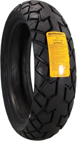 Continental TKC 70 170/60 R17 M/C (72V) TL إطار الدراجات النارية الخلفية-إطار جاهز للمغامرة للاستخدام على الطرق الوعرة على الطرق الوعرة-متينة ، متعددة الاستخدامات ، وعالية الأداء 170/60-17 in Saudi Arabia