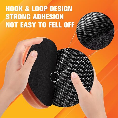 رومون 6 "منصات التلميع التلميع ، 7pcs 6.5 بوصة الوجه الكبير للوحة الدعم 6 بوصة ، وسادات الإسفنج المركب ومجموعة من وسادة التلميع الصوف لمركبة المخزن المؤقت للسيارة ، والتلميع والشمع in Kuwait