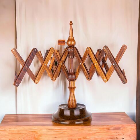 Ayan Handicraft Well Crafted Yarn Swift and Ball Winder Combo - Yarn Cake Winder, Yarn Winder and Swift, Yarn Winder Large Capacity (Rosewood Combo) in Kuwait