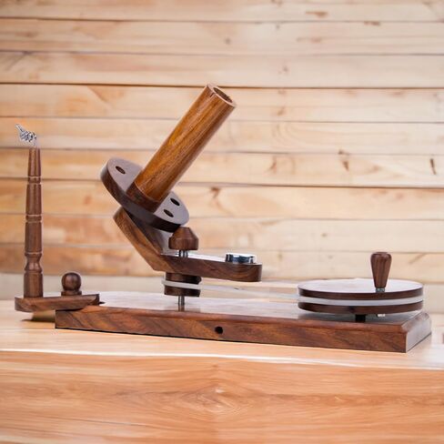 Ayan Handicraft Well Crafted Yarn Swift and Ball Winder Combo - Yarn Cake Winder, Yarn Winder and Swift, Yarn Winder Large Capacity (Rosewood Combo) in Kuwait