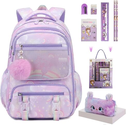 Aesthetic Kawaii Rainbow Backpack in Saudi Arabia