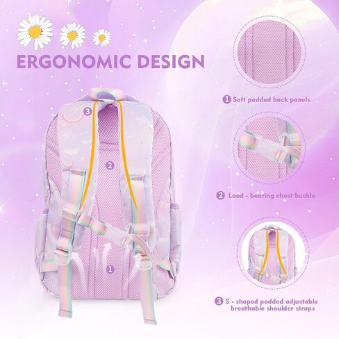 Aesthetic Kawaii Rainbow Backpack in Saudi Arabia