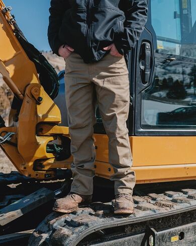 Cat Workwear Men Caterpillar Double Front Stretch Canvas Pant Straight Fit in Saudi Arabia