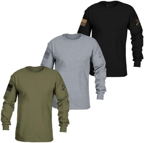 حزمة تي شيرت طراز Grunt Style Core Basic Long Sleeve in Saudi Arabia