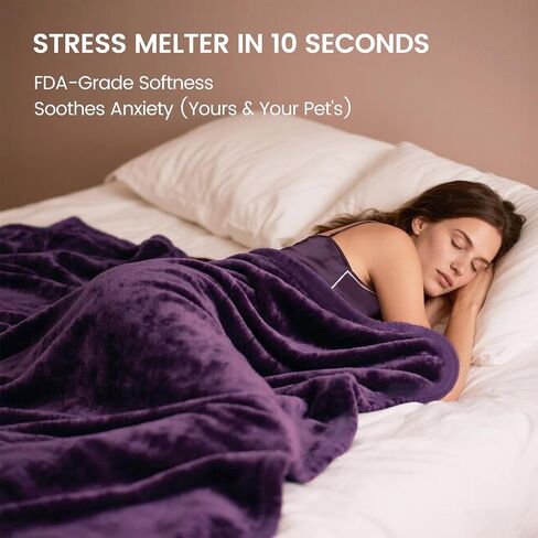 gogobunny Waterproof Blanket for Bed Couch, Sherpa Fleece Throw, 50x60 in Saudi Arabia