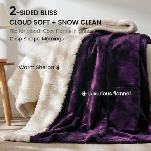 gogobunny Waterproof Blanket for Bed Couch, Sherpa Fleece Throw, 50x60 in Saudi Arabia