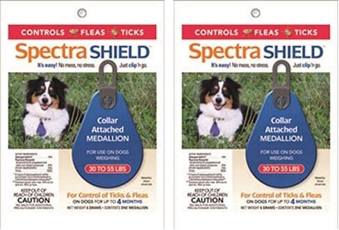 Durvet Spectra Shield Collar Attached Medallion, 30 to 55-Pound in Saudi Arabia