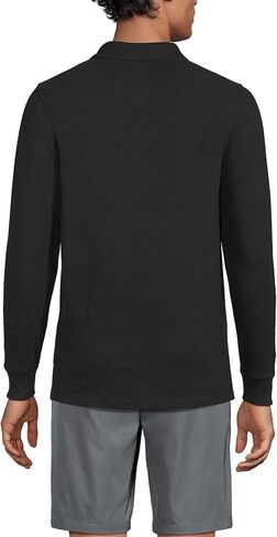 Lands' End School Uniform Young Men's Long Sleeve Mesh Polo Shirt in Kuwait