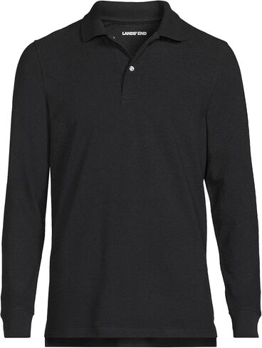 Lands' End School Uniform Young Men's Long Sleeve Mesh Polo Shirt in Kuwait