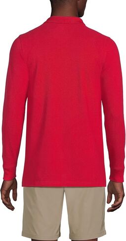 Lands' End School Uniform Young Men's Long Sleeve Mesh Polo Shirt in Kuwait