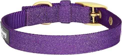 طوق كلب قابل للتعديل بحجر الراين المتلألئ من Blueberry Pet مع مشبك معدني، وردي فرنسي، رقبة 9-12.5 بوصة، للسلالات الصغيرة in Kuwait