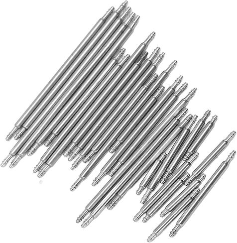 Watch Band Pins Pins Kit ، Watchband Pins Sturdy Spring Bar Watch Watch Stafless Steel Repair Repair (60pcs) in Saudi Arabia