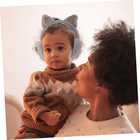 Lifekome Girls Cat Earmuffs Soft Plush Winter Earmuff Outdoor Warmth School Snowball Fun in Saudi Arabia