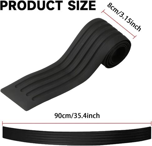 Exterior Rear Bumper Protector Compatible with Camry 2021 2020 2019 2018 2017 2016 2015 2014 2013, for Toyota Camry Rear Bumper Guard (Black) in Kuwait