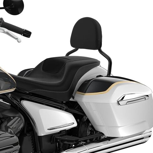 XMT-Moto مسند Backrest Barrest Sissy مناسب لـ BMW R18 2020-2024 ، R18 Classic 2021-2024 ، Black in Saudi Arabia