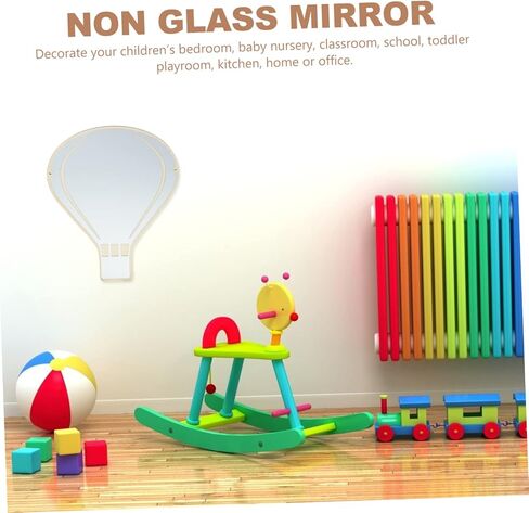 Eringogo Acrylic Rabbit Mirror Decor Decor 12 لطيفًا مرآة زخرفية معلقة للأطفال in Saudi Arabia