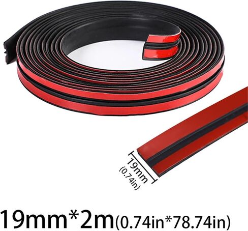 Car Front Windscreen Sunroof Sticker Rubber Seal Strip Roof Leakage Seal Soundproofing Edge Protector Accessories(14MM X 2M) in Saudi Arabia