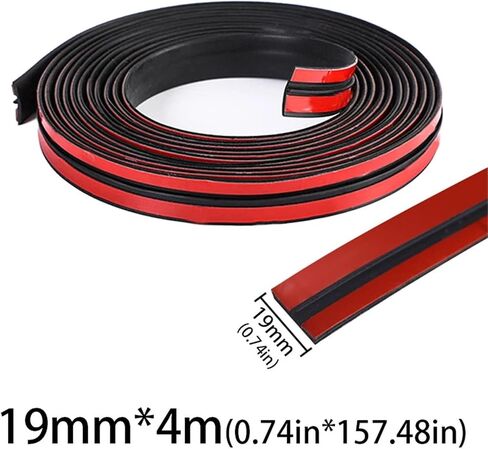 Car Front Windscreen Sunroof Sticker Rubber Seal Strip Roof Leakage Seal Soundproofing Edge Protector Accessories(14MM X 2M) in Saudi Arabia