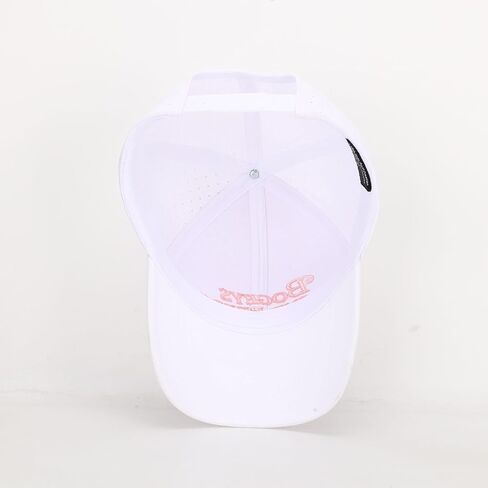 Bogeys and Beers Women's White Performance Golf Hat | Adjustable and Breathable | Funny Golf Hat in Saudi Arabia