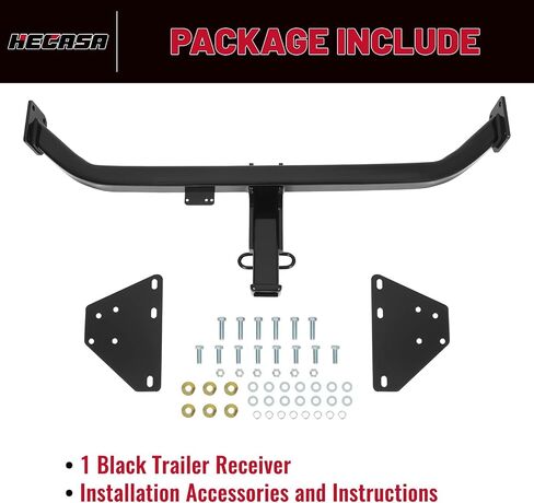 Hecasa Class 3 Trailer Hitch متوافق مع 2022-2023 Mitsubishi Outlander Tower Tow Hitch 2 بوصة المتلقي in Kuwait