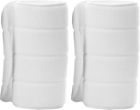 Equinavia No Bows Horse Leg Wraps, Fleece with Foam Padding, Pair in Kuwait