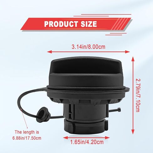 FC975 CAP FULE FILLER CAP متوافق مع Ford Troube ، F-150 ، F250 ، F250 F350 Super Duty ، E-series ، Expedition ، Windstar ، Lincoln Blackwood ، Navigator Push Lock Cap Cap type in Saudi Arabia