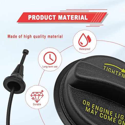 FC975 CAP FULE FILLER CAP متوافق مع Ford Troube ، F-150 ، F250 ، F250 F350 Super Duty ، E-series ، Expedition ، Windstar ، Lincoln Blackwood ، Navigator Push Lock Cap Cap type in Saudi Arabia