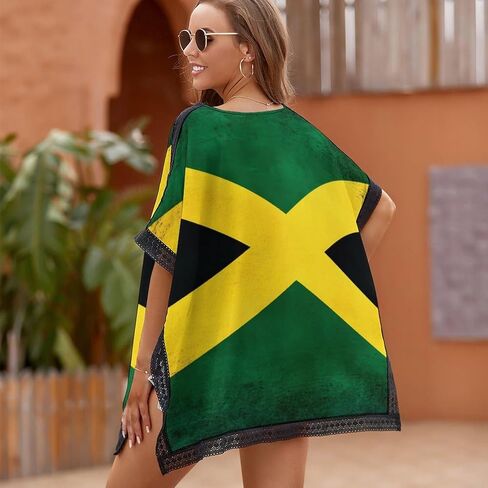 Women's Swimsuit Coverups Bikini Beach Swimwear Cover Up V-neck Bathing Suit Cover Up Top Tunic in Kuwait