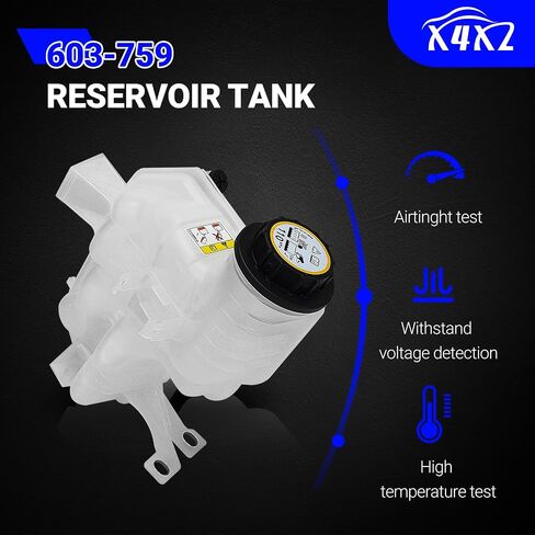603-759 Coolant Overflow Reservoir Tank with Cap &Sensor For 2005-2009 Land Rover LR3/2010-2016 Land Rover LR4/2006-2013 Range Rover Sport Replaces# PCF500013, PCF500014, PCF500015, PCF500090 in Saudi Arabia