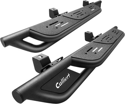 6 Inches OE Style Running Boards, Matte Black Side Steps Compatible with 2007-2018 Jeep Wrangler JK 2 Door in Saudi Arabia