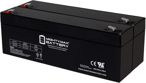 Mighty Max Battery ML2.3-12 - 12 Volt 2.3 AH ، F1 Terminal ، بطارية SLA AGM قابلة للشحن in Kuwait