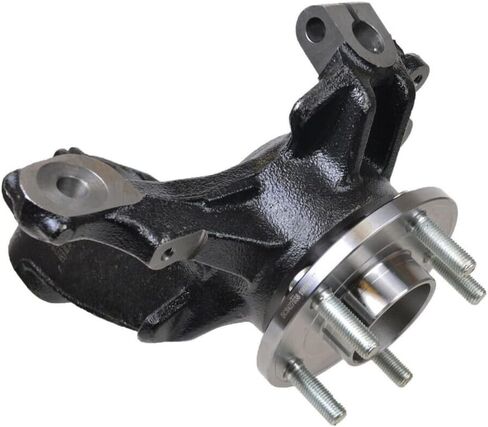 Autoshack Front Steering Knuckle & Wheel Bearing Hub Assembly 5 Lugs مع زوج ABS من 2 من السائقين والمسافرين بديل لعام 2012 2013 2014 2015 2017 2018 Ford Focus 2.0L FWD KN1035007PR in Saudi Arabia