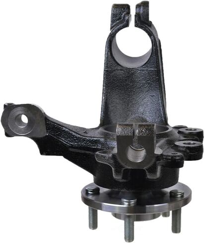 Autoshack Front Steering Knuckle & Wheel Bearing Hub Assembly 5 Lugs مع زوج ABS من 2 من السائقين والمسافرين بديل لعام 2012 2013 2014 2015 2017 2018 Ford Focus 2.0L FWD KN1035007PR in Saudi Arabia