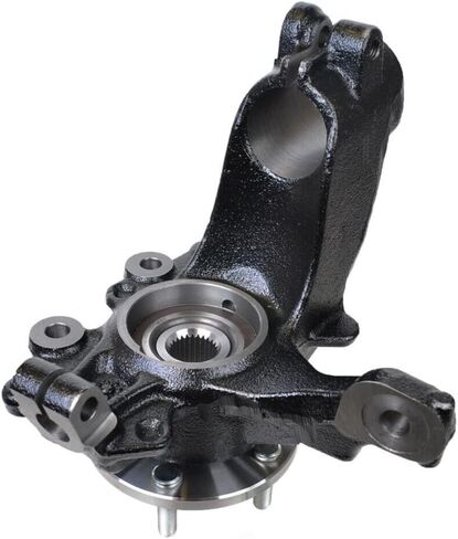 Autoshack Front Steering Knuckle & Wheel Bearing Hub Assembly 5 Lugs مع زوج ABS من 2 من السائقين والمسافرين بديل لعام 2012 2013 2014 2015 2017 2018 Ford Focus 2.0L FWD KN1035007PR in Saudi Arabia