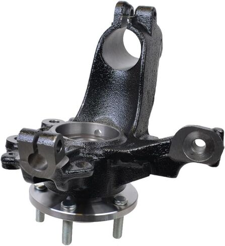 Autoshack Front Steering Knuckle & Wheel Bearing Hub Assembly 5 Lugs مع زوج ABS من 2 من السائقين والمسافرين بديل لعام 2012 2013 2014 2015 2017 2018 Ford Focus 2.0L FWD KN1035007PR in Saudi Arabia