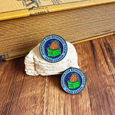 1pcs/5pcs/10pcs Dumpster Fire Response Dins for Office Vriarious Badge Higds for Attlic in Kuwait