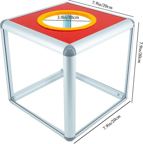 KAFENDA Acrylic Donation Ballot Box for Fundraising, Suggestion Box (20cm-red) in Kuwait