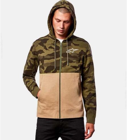 Alpinestars 1213-51050-6923-XL: Camo Block Hoodie Military/Sand XL in Saudi Arabia
