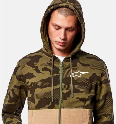 Alpinestars 1213-51050-6923-XL: Camo Block Hoodie Military/Sand XL in Saudi Arabia