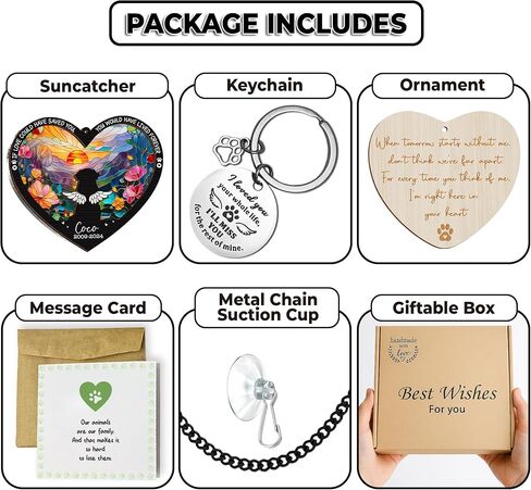 6 بوصة دوبيرمان Pinschers Dog تذكارية Suncatcher & Wood Dog Paw Keychain شخصية اسم الكلب زخرفة نافذة معلقة الحيوانات الأليفة من فقدان الكلب هدية التعاطف لمحبي الكلاب سيارة معلقة SCD-B11-6-14 in Kuwait