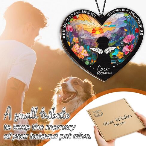 6 بوصة دوبيرمان Pinschers Dog تذكارية Suncatcher & Wood Dog Paw Keychain شخصية اسم الكلب زخرفة نافذة معلقة الحيوانات الأليفة من فقدان الكلب هدية التعاطف لمحبي الكلاب سيارة معلقة SCD-B11-6-14 in Kuwait