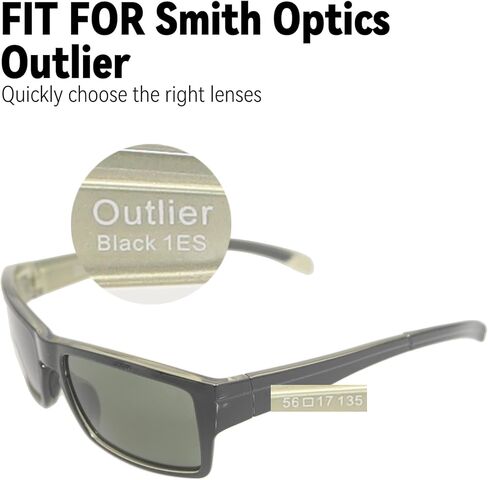 Replacement Lenses for Smith Optics Outlier Sunglasses in Saudi Arabia