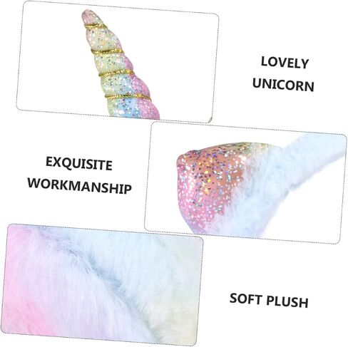SAFIGLE Unicorn Earmuffs Winter Ear Muff Plush Ear Warmer Winter Ear Cover Kids Warm Earmuff Unicorn Ear Warmer in Saudi Arabia
