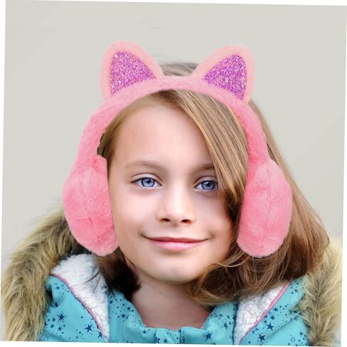 Safigle Cat Ear Blush Ambuffs Winter Ear Ear Cover Cover Cover Cover Protection Earmuff Winter in Saudi Arabia