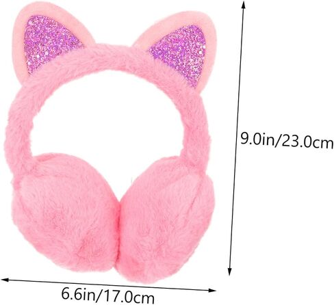 Safigle Cat Ear Blush Ambuffs Winter Ear Ear Cover Cover Cover Cover Protection Earmuff Winter in Saudi Arabia