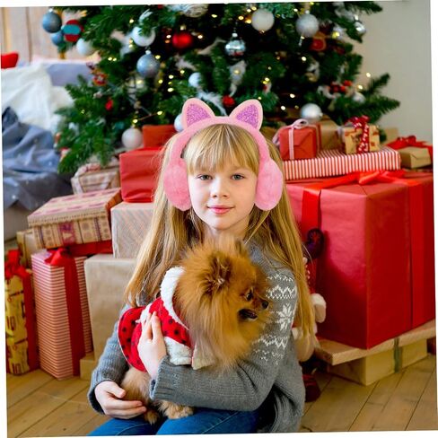 Safigle Cat Ear Blush Ambuffs Winter Ear Ear Cover Cover Cover Cover Protection Earmuff Winter in Saudi Arabia