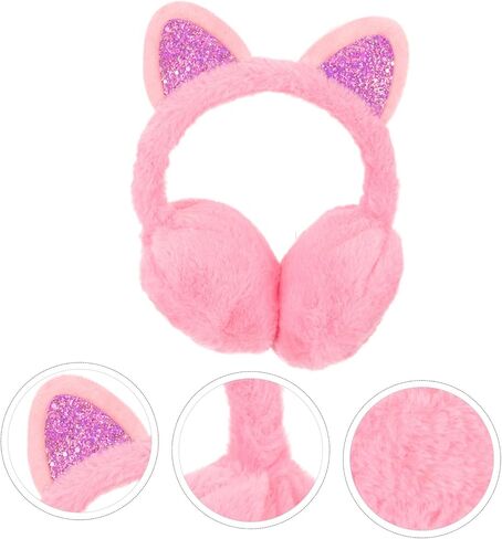 Safigle Cat Ear Blush Ambuffs Winter Ear Ear Cover Cover Cover Cover Protection Earmuff Winter in Saudi Arabia