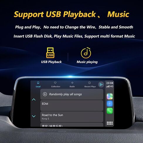 مجموعة ترقية Mazda Carplay & Android Auto المتوافقة ، متوافقة مع Mazda 2/3/6/Cx3/Cx5/Cx9/MX5 2015-2020 ، TK78-66-9U0C OEM HUB لنظام MZD Connect （إصدار جديد） in Kuwait