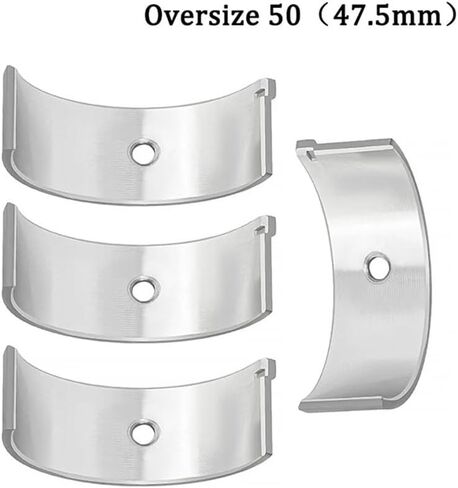 4pcs Motorcycle Engine Parts Connecting Rod Bearings STD +50 +100 48mm 47.5mm 47mm Compatible with TL1000 TL1000S 1997 to 2001(STD 48mm) in Saudi Arabia