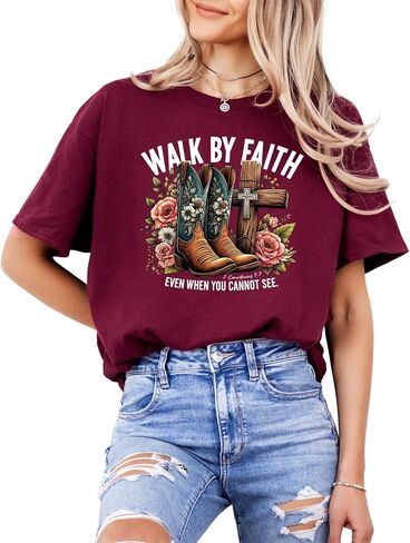 Inspirational Graphic T-Shirt Collection – Faith, Floral & Motivational Designs – Unisex Cotton Tees with Uplifting Messages in Saudi Arabia